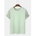 Men Colorblock Packing Designed Short Sleeve Convenient T  Shirts